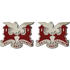 130th Engineer Battalion Unit Crest (Skill and Strength)